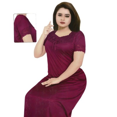 Best Quality Indian Night Dress (Maroon)