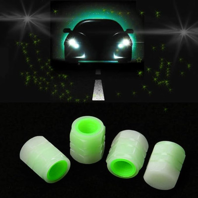 2PCS Night Glow Luminous Wheels Cap