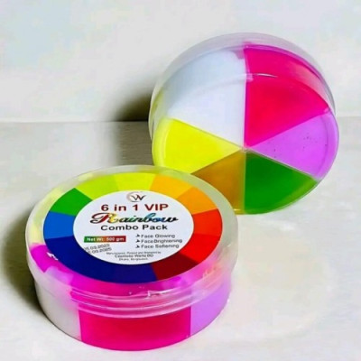 6 in 1 Vip Rainbow Combo Face Pack – 500 gm